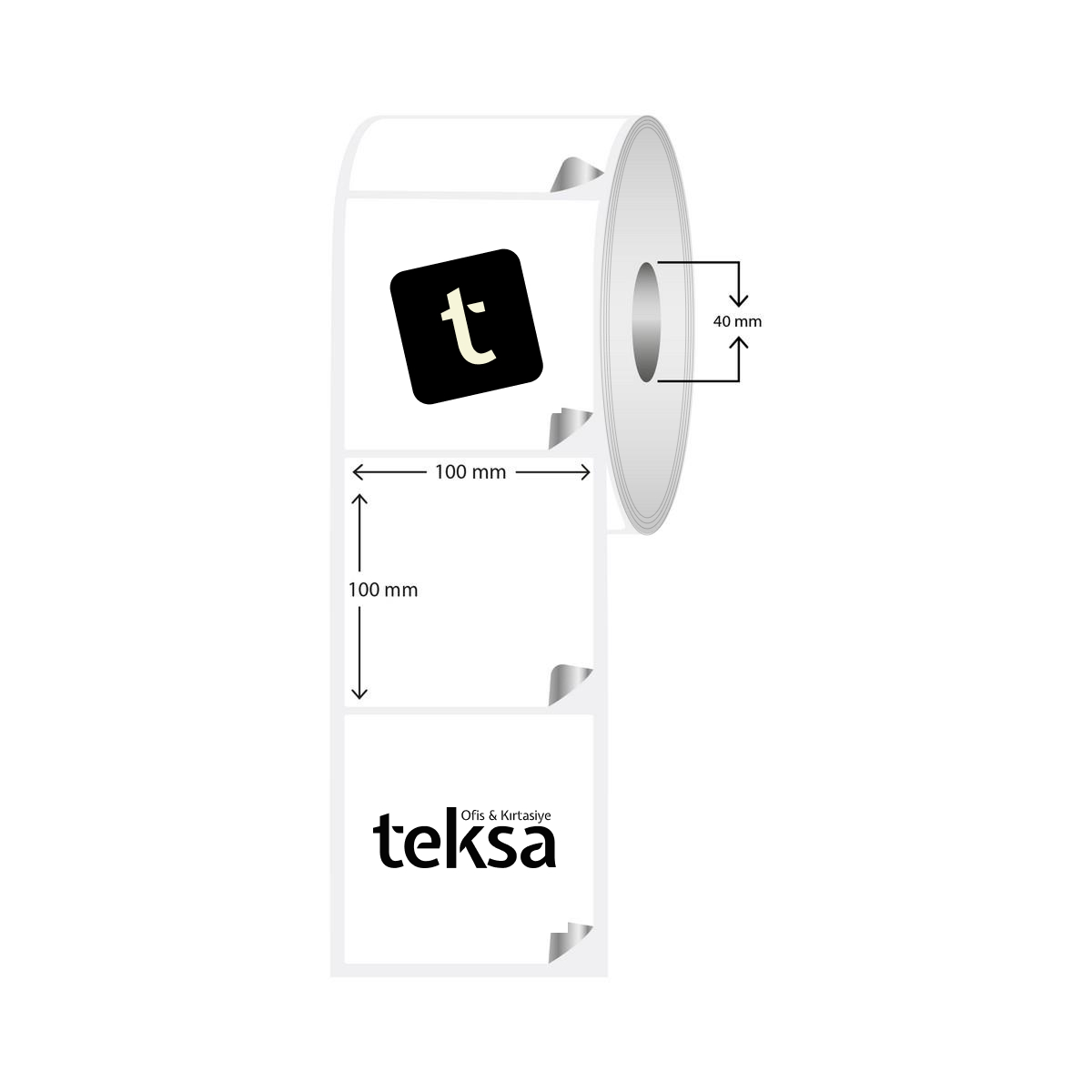 100X100 Fastrye Etiket ( 400 lü )