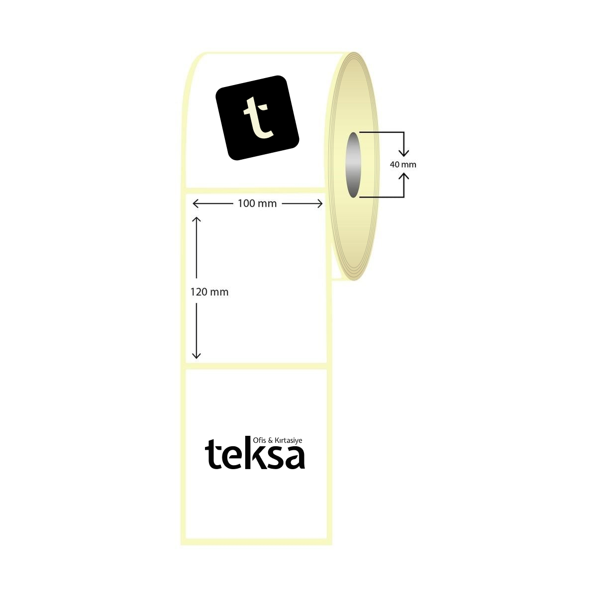 100X120 Termal Etiket ( 300 lü )