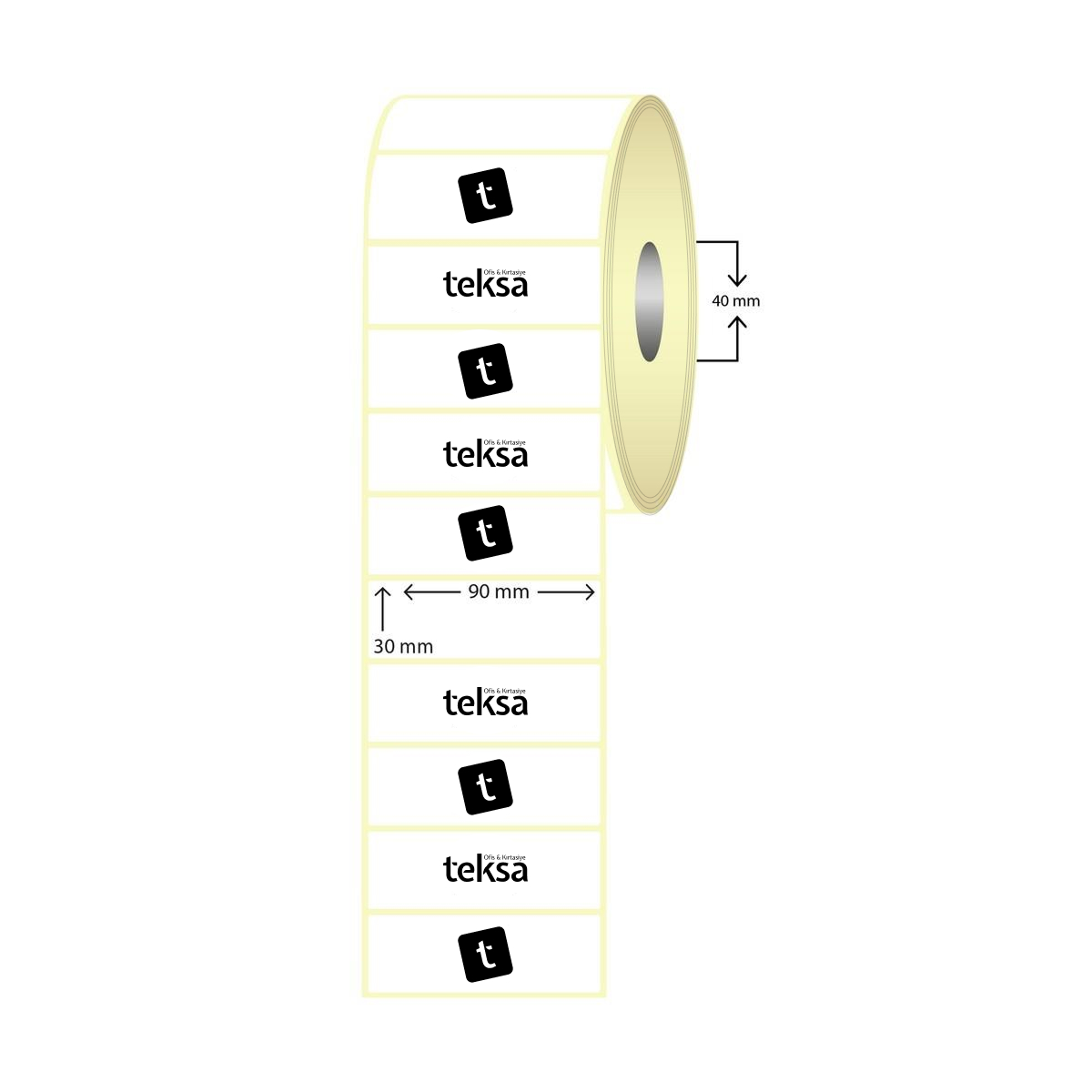 90X30 Termal Etiket ( 1000'li )